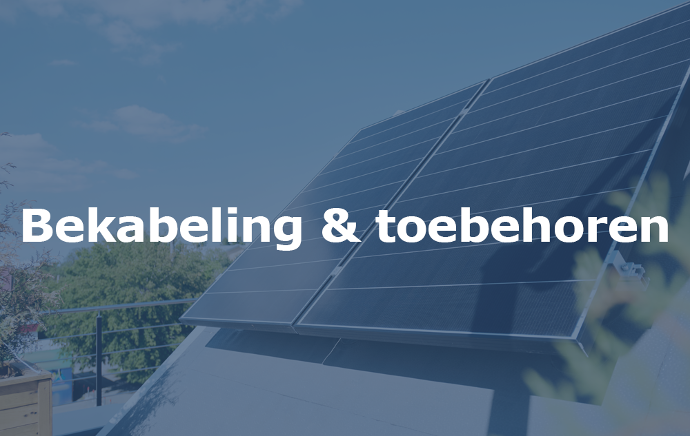 Bekabeling zonnepanelen